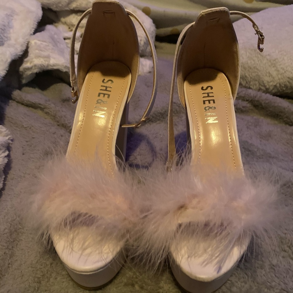 Fluffy heels